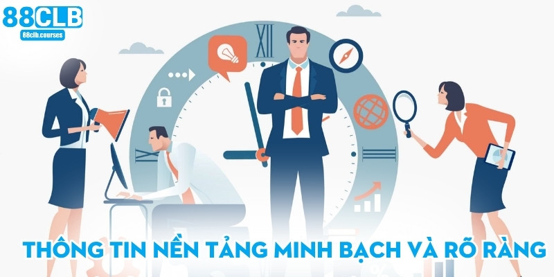 Miễn Trừ Trách Nhiệm 1 Thông tin nền tảng minh bạch và rõ ràng